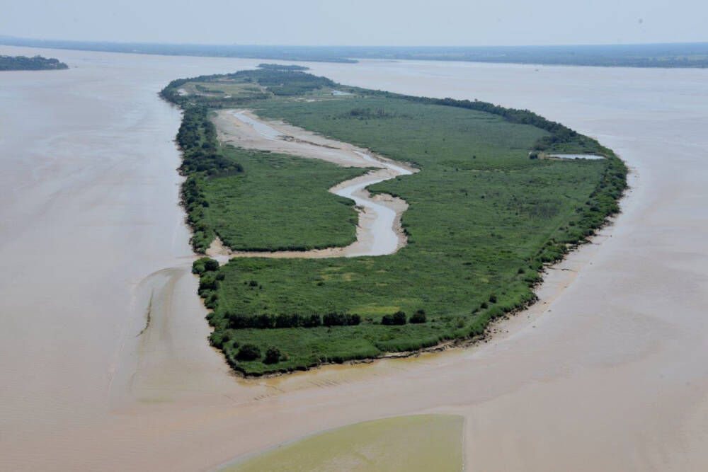 La brèche à marée basse - juillet 2018